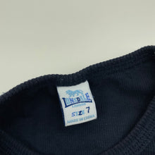 Load image into Gallery viewer, Girls Londale, navy stretchy singlet / tank top, GUC, size 7,  