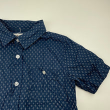 Load image into Gallery viewer, Boys Milkshake, navy cotton short sleeve shirt, EUC, size 8,  