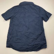 Load image into Gallery viewer, Boys Milkshake, navy cotton short sleeve shirt, EUC, size 8,  