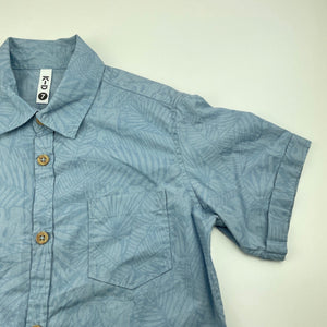 Boys KID, oraganic cotton lightweight short sleeve shirt, EUC, size 7,  