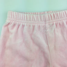 Load image into Gallery viewer, Girls Target, pink velour pants / bottoms, elasticated, GUC, size 00