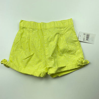 Girls Dymples, lightweight cotton shorts, elasticated, NEW, size 1,  