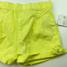 Load image into Gallery viewer, Girls Dymples, lightweight cotton shorts, elasticated, NEW, size 1,  