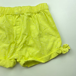 Girls Dymples, lightweight cotton shorts, elasticated, NEW, size 1,  
