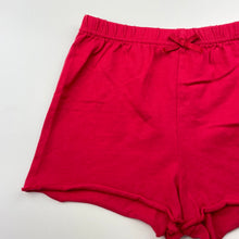 Load image into Gallery viewer, Girls David Jones, red cotton pyjama shorts, elasticated, GUC, size 2-3,  