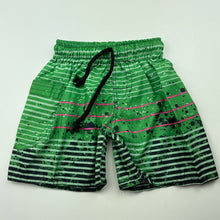 Load image into Gallery viewer, Boys Hand Made, lightweight board shorts, elasticated, FUC, size 1,  