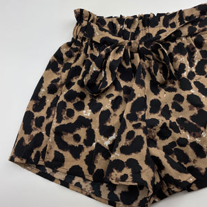 Girls SHEIN, animal print lightweight shorts, elasticated, EUC, size 11-12,  