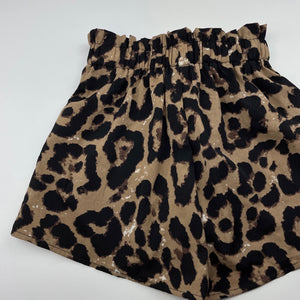 Girls SHEIN, animal print lightweight shorts, elasticated, EUC, size 11-12,  