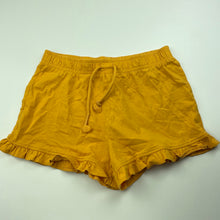 Load image into Gallery viewer, Girls Anko, mustard cotton shorts, elasticated, EUC, size 10,  