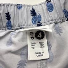 Load image into Gallery viewer, Boys KID, lightweight board shorts, elasticated, EUC, size 4,  