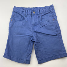 Load image into Gallery viewer, Boys Target, blue stretch cotton shorts, adjustable, FUC, size 7,  