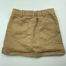Load image into Gallery viewer, Girls Anko, stretch denim skirt, elasticated, L: 27cm, GUC, size 7,  