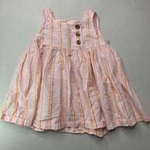 Load image into Gallery viewer, Girls Anko, lightweight cotton summer dress, GUC, size 1, L: 42cm