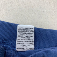 Load image into Gallery viewer, Boys Target, blue stretch cotton shorts, elasticated, GUC, size 000,  