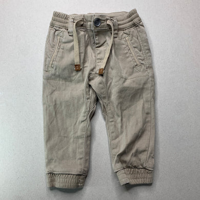 Boys My Mini Chicco, casual pants, elasticated, GUC, size 0,  