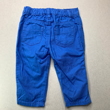 Load image into Gallery viewer, Boys Tiny Little Wonders, lightweight cotton pants, elasticated, EUC, size 0,  
