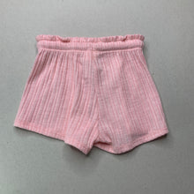Load image into Gallery viewer, Girls Dymples, lightweight ribbed shorts, elasticated, NEW, size 00,  