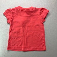 Load image into Gallery viewer, Girls H&amp;T, pink cotton t-shirt / top, NEW, size 000,  