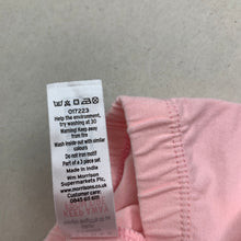 Load image into Gallery viewer, Girls Nutmeg, pink stretchy leggings, elasticated, EUC, size 00,  