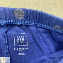 Load image into Gallery viewer, Girls GAP, blue &amp; silver spot leggings, elasticated, GUC, size 00,  