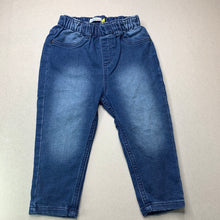 Load image into Gallery viewer, Boys Higgledee, stretch knit denim pants, elasticated, Inside leg: 28.5cm, GUC, size 2,  