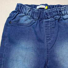 Load image into Gallery viewer, Boys Higgledee, stretch knit denim pants, elasticated, Inside leg: 28.5cm, GUC, size 2,  