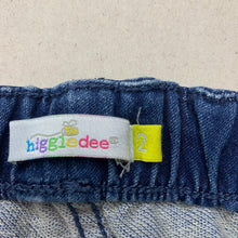 Load image into Gallery viewer, Boys Higgledee, stretch knit denim pants, elasticated, Inside leg: 28.5cm, GUC, size 2,  