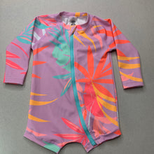 Load image into Gallery viewer, Girls Bonds, floral long sleeve rashie suit, EUC, size 00,  