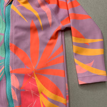 Load image into Gallery viewer, Girls Bonds, floral long sleeve rashie suit, EUC, size 00,  