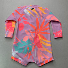 Load image into Gallery viewer, Girls Bonds, floral long sleeve rashie suit, EUC, size 00,  
