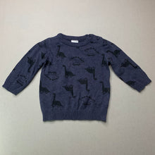 Load image into Gallery viewer, Boys Kids &amp; Co, knitted sweater / jumper, dinosaurs, NEW, size 00,  