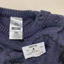 Load image into Gallery viewer, Boys Kids &amp; Co, knitted sweater / jumper, dinosaurs, NEW, size 00,  