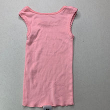 Load image into Gallery viewer, Girls Big Softies, pink cotton singlet top, EUC, size 00,  