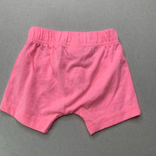 Load image into Gallery viewer, Girls Dymples, pink lightweight shorts, elasticated, EUC, size 000,  