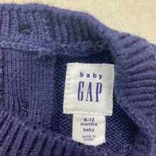 Load image into Gallery viewer, Girls GAP, knitted cotton long sleeve dress, EUC, size 0, L: 37cm