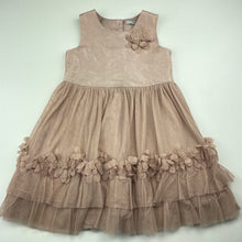 Load image into Gallery viewer, Girls George, pink tulle party dress, small holes in tulle, FUC, size 3-4, L: 55cm