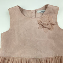 Load image into Gallery viewer, Girls George, pink tulle party dress, small holes in tulle, FUC, size 3-4, L: 55cm