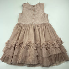 Load image into Gallery viewer, Girls George, pink tulle party dress, small holes in tulle, FUC, size 3-4, L: 55cm