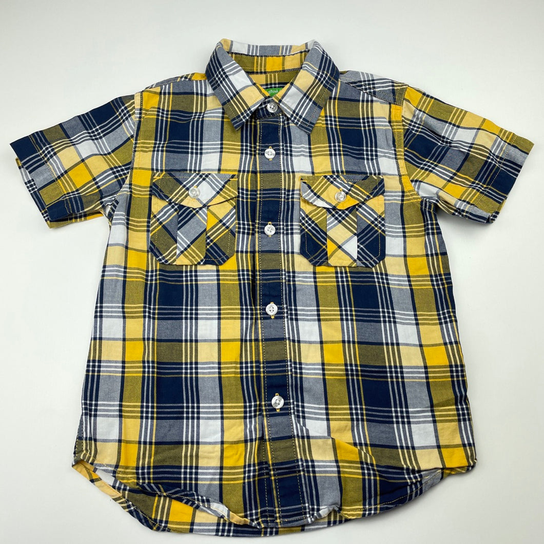 Boys Bossini Kids, lightweight cotton short sleeve shirt, EUC, size 5,  