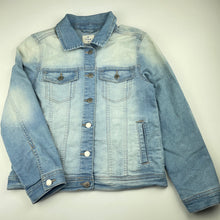 Load image into Gallery viewer, Girls Target, blue stretch denim jacket / coat, GUC, size 10,  
