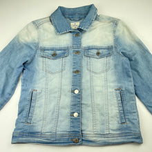 Load image into Gallery viewer, Girls Target, blue stretch denim jacket / coat, GUC, size 10,  