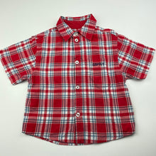 Load image into Gallery viewer, Boys Esprit, lightweight cotton short sleeve shirt, L: 34cm, armpit to armpit: 32cm, GUC, size 1-2,  