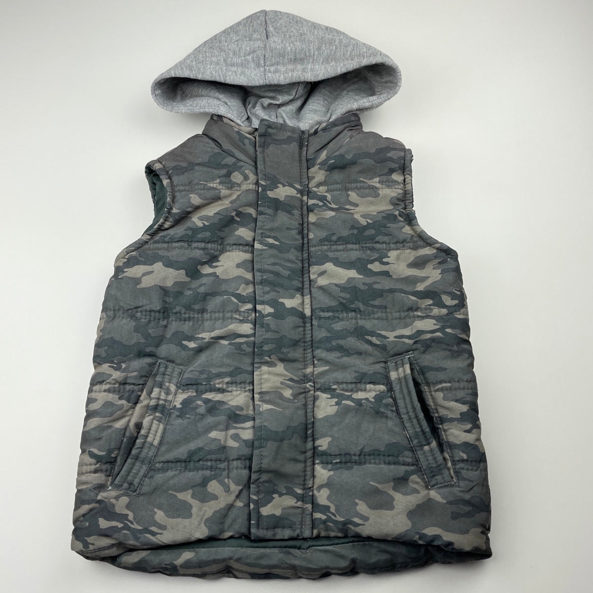 Boys camo sale puffer vest