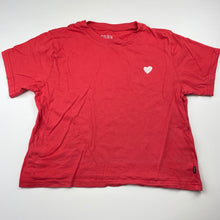 Load image into Gallery viewer, Girls Cotton On, cropped cotton t-shirt / top, L: 44cm, discolouration on front, FUC, size 12,  