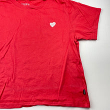 Load image into Gallery viewer, Girls Cotton On, cropped cotton t-shirt / top, L: 44cm, discolouration on front, FUC, size 12,  
