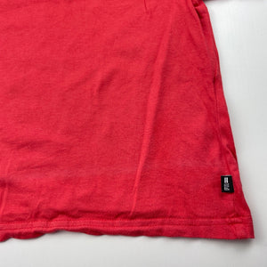 Girls Cotton On, cropped cotton t-shirt / top, L: 44cm, discolouration on front, FUC, size 12,  