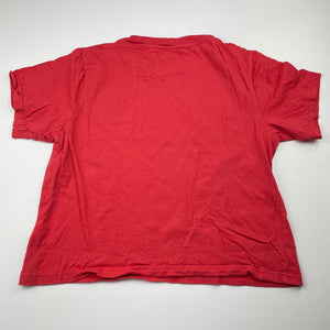 Girls Cotton On, cropped cotton t-shirt / top, L: 44cm, discolouration on front, FUC, size 12,  