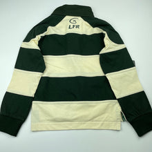 Load image into Gallery viewer, Boys LIVE FOR RUGBY, Ireland cotton long sleeve polo top, L: 42cm, armpit to armpit: 33cm, armpit to cuff: 39cm, NEW, size 3-5,  