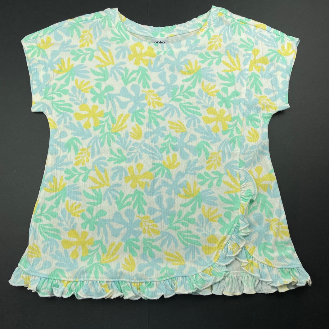 Girls Anko, lightweighgt stretchy top, EUC, size 6,  