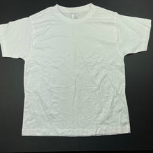 Load image into Gallery viewer, unisex white, cotton t-shirt / top, EUC, size 10,  